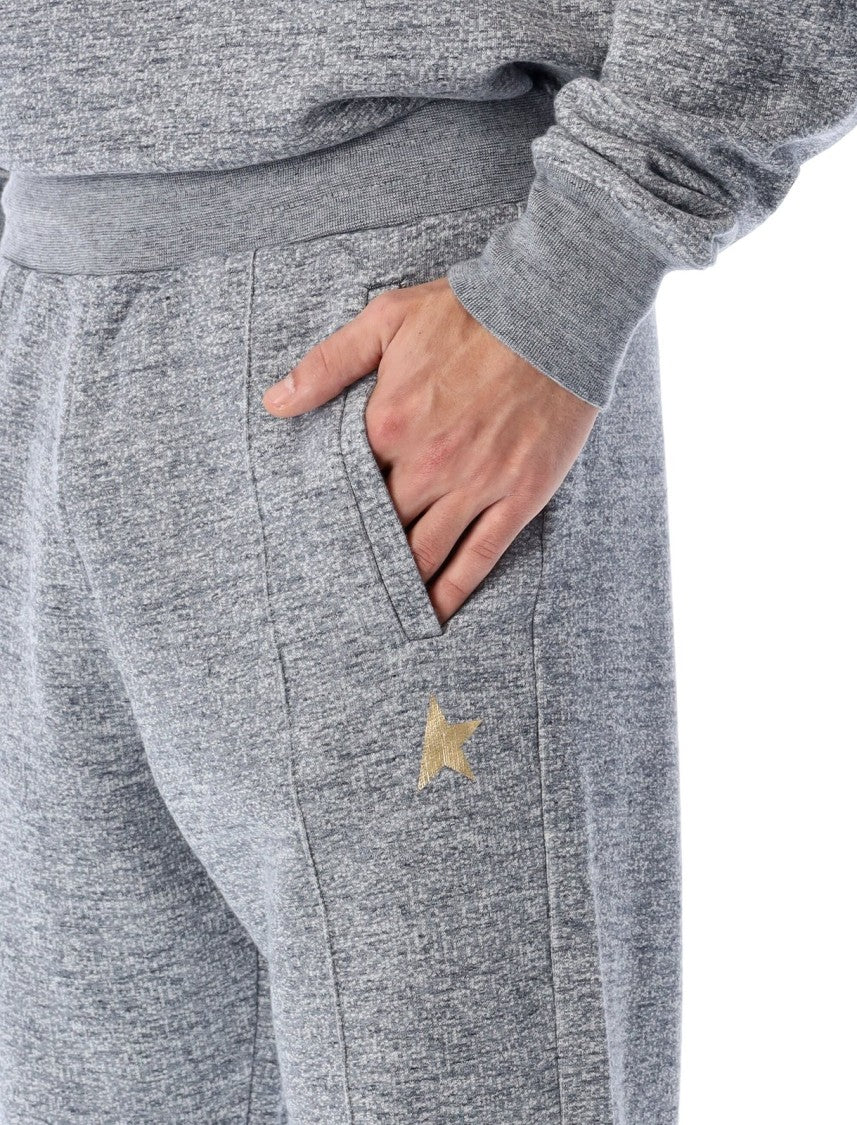 Golden Goose Heathered Grey Relaxed Fit Jogger Pants