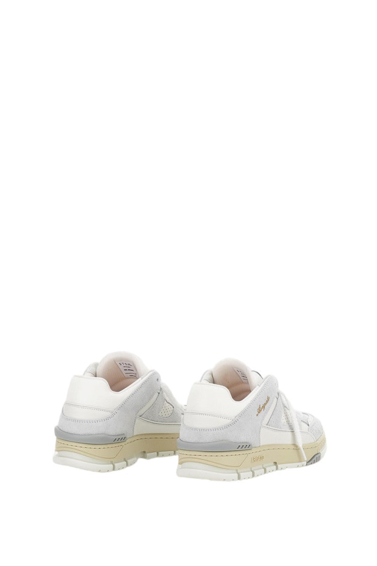 Axel Arigato Grey Fabric Leather Suede Retro Sneakers