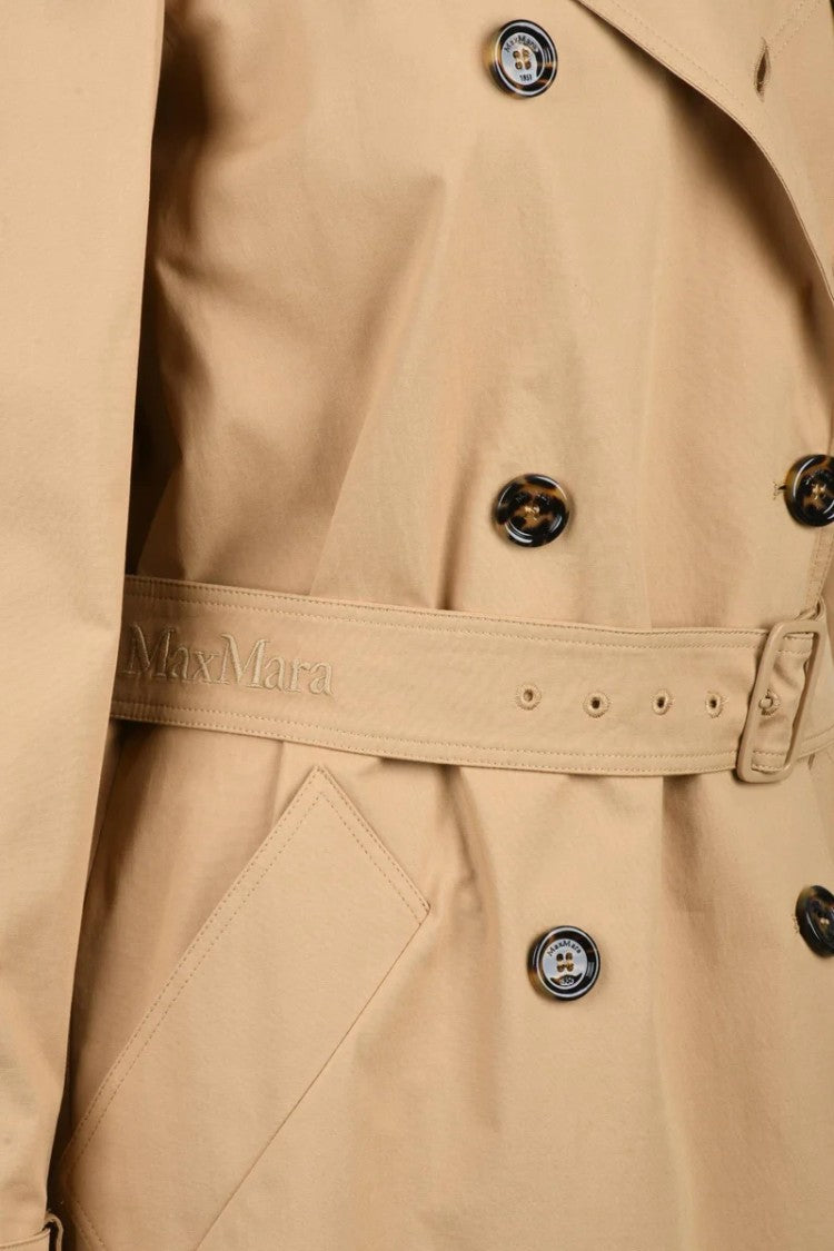 Max Mara Short Landa Trench Coat - Beige