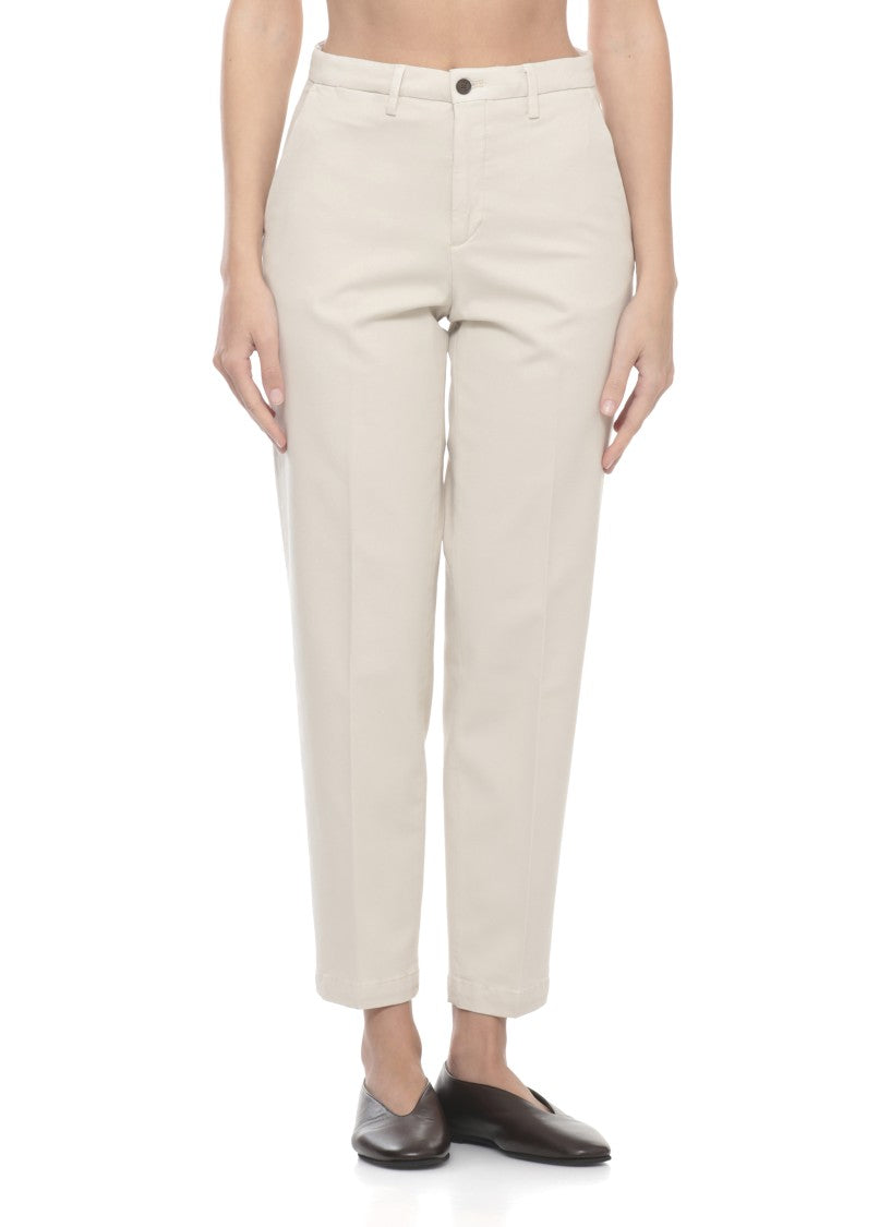 Briglia 1949 Ivory Jeangw Straight-Leg Pants