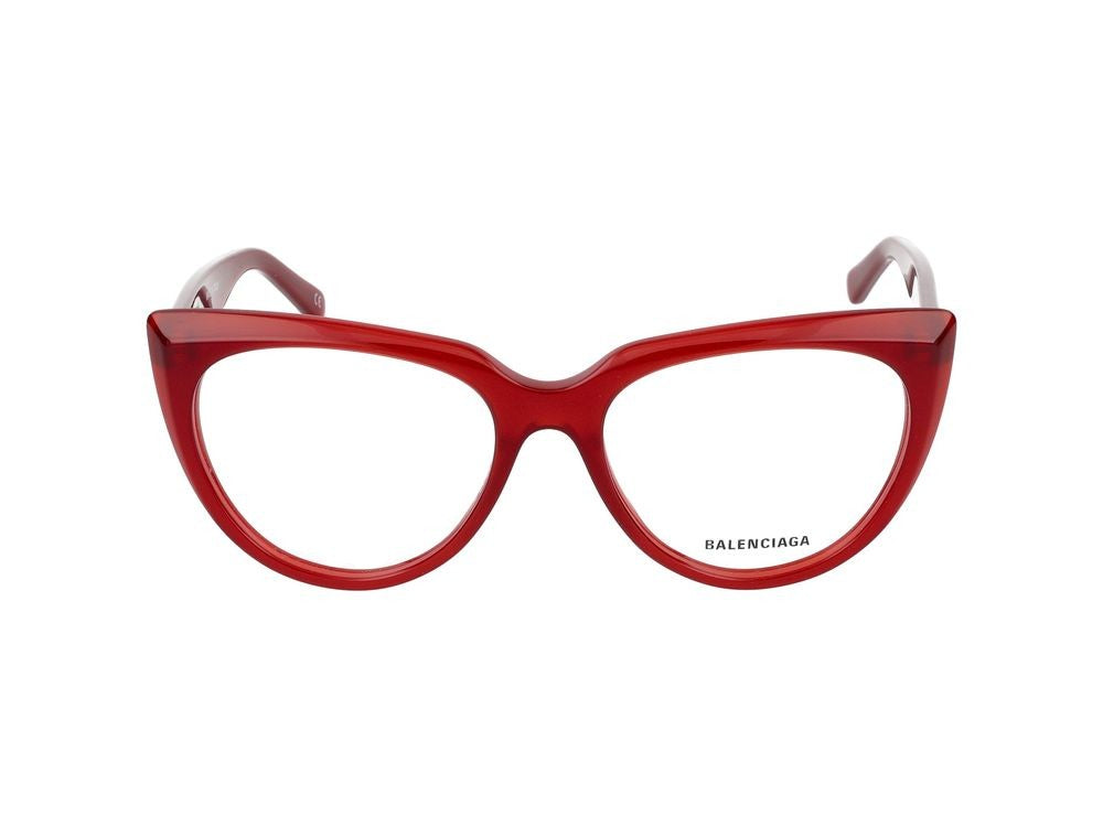 Balenciaga Eyeglasses Bb0218o 004 Red Red Transparent 53/17/140