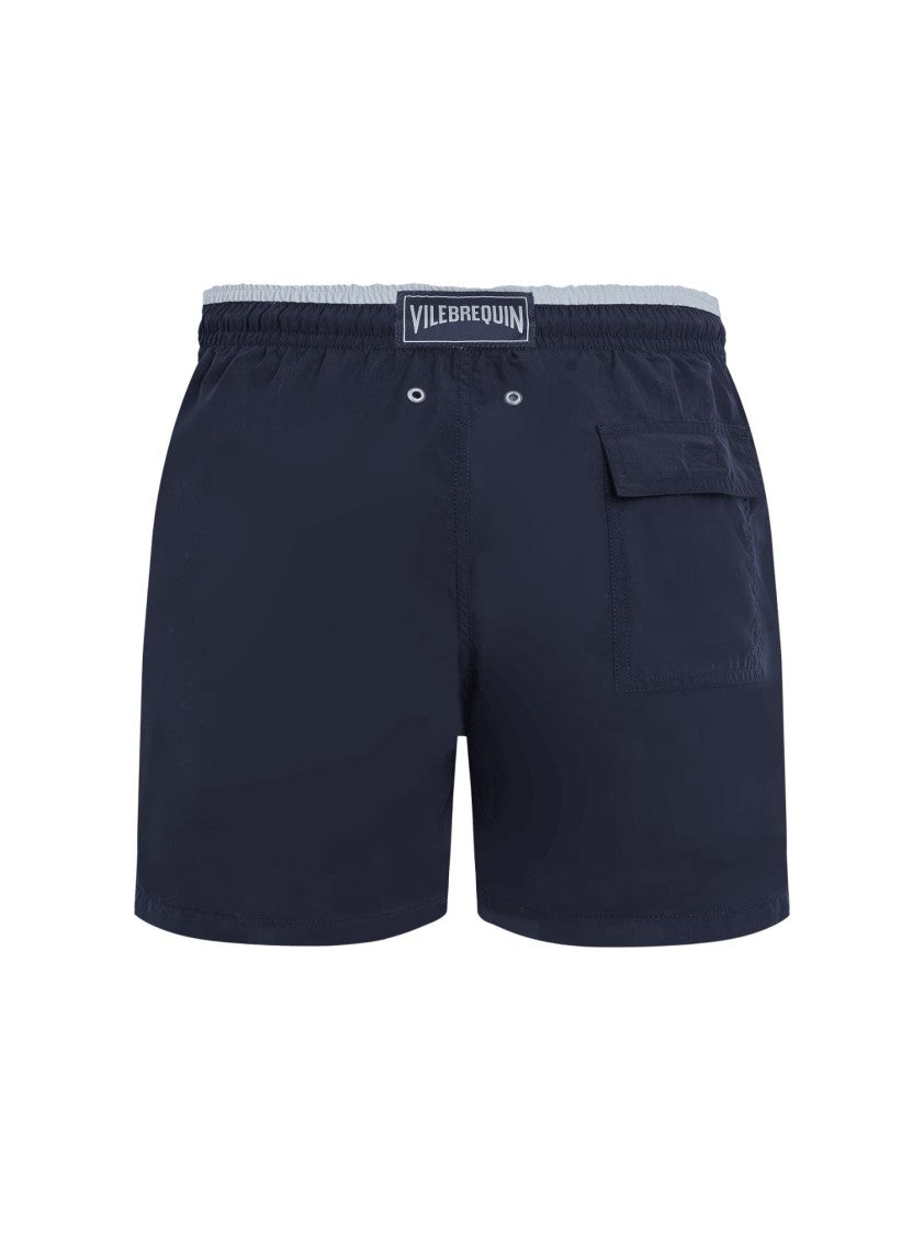 Vilebrequin Water-Repellent Dark Blue Swim Shorts