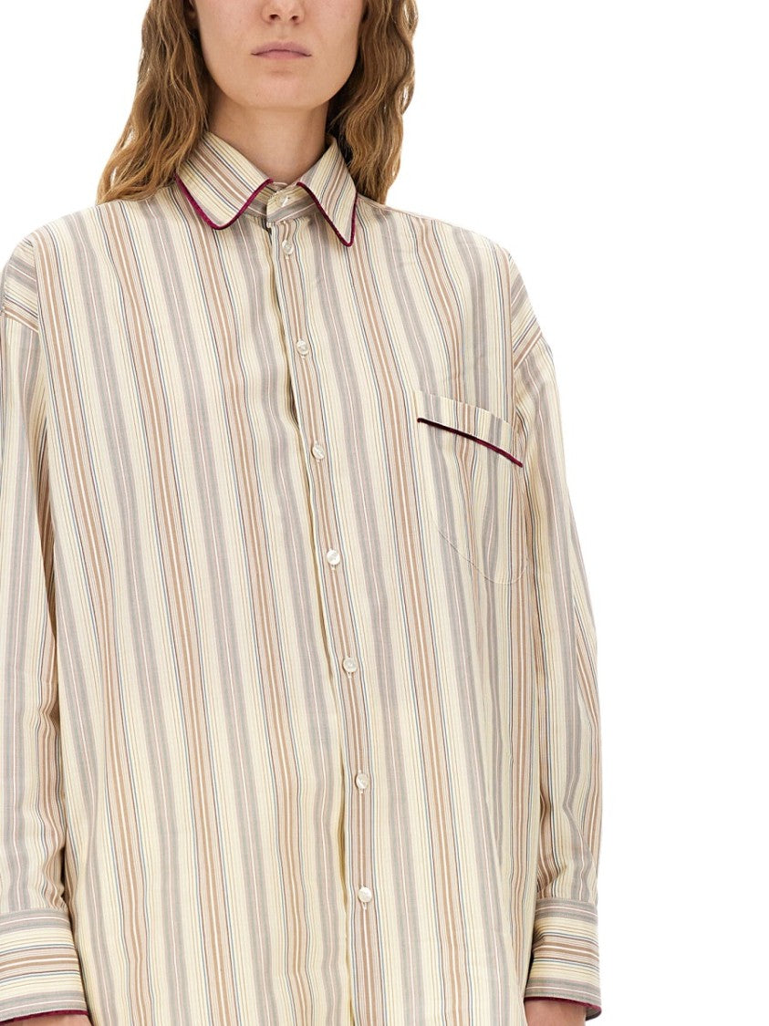 Etro Striped Cotton Shirt