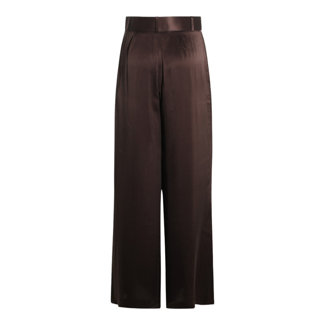 Zimmermann High-Waist Wide-Belt Pleated Straight-Leg Pants