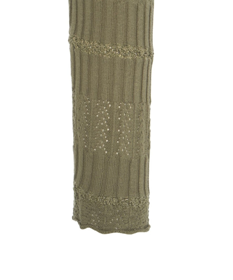 Pinko Ribbed Sweater With Glitter
