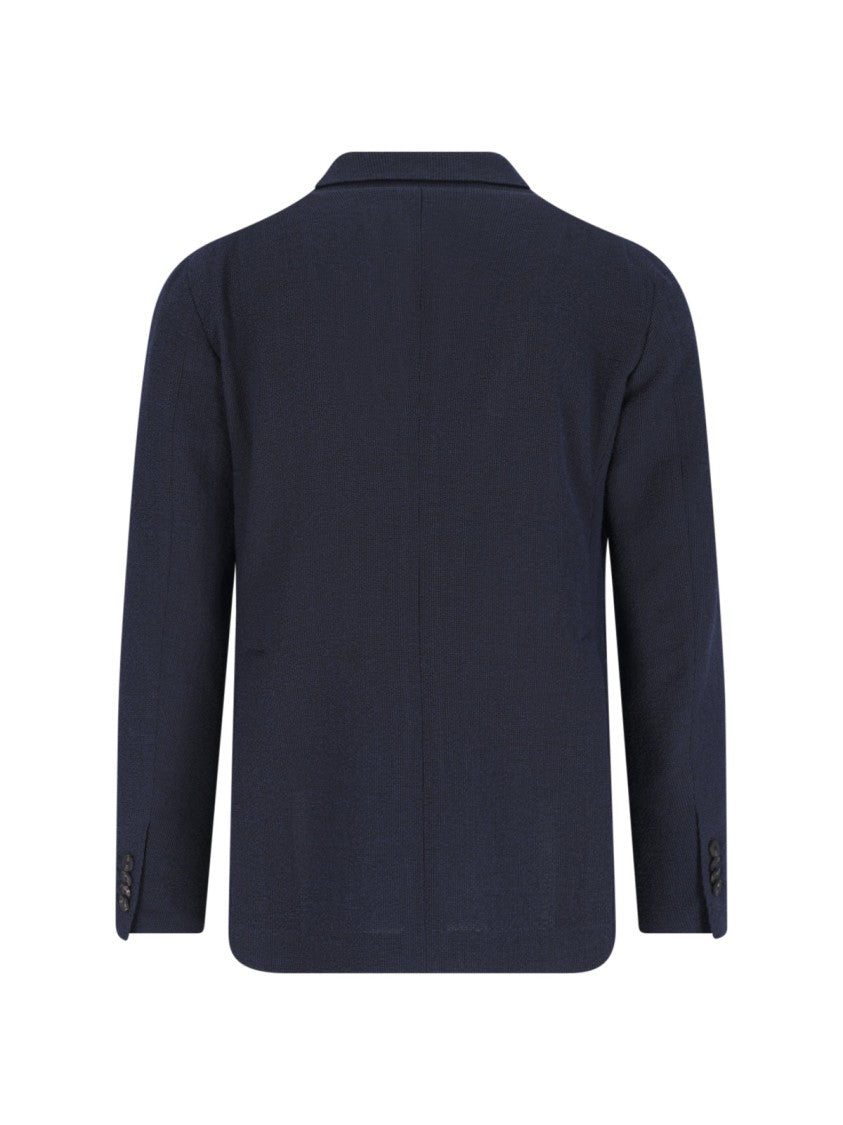 Tagliatore Double-Breasted Blazer – Navy