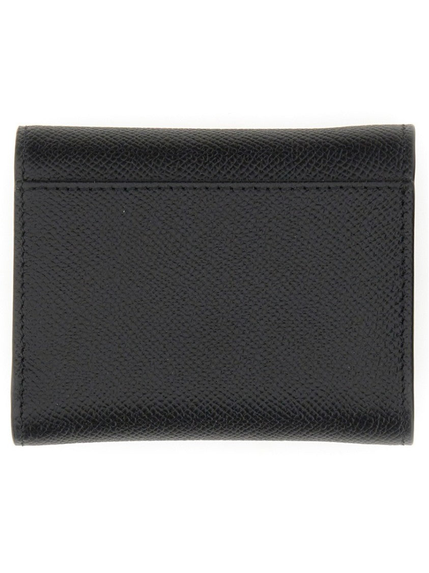 Maison Margiela Neutrals Four Stitches Textured Bifold Wallet