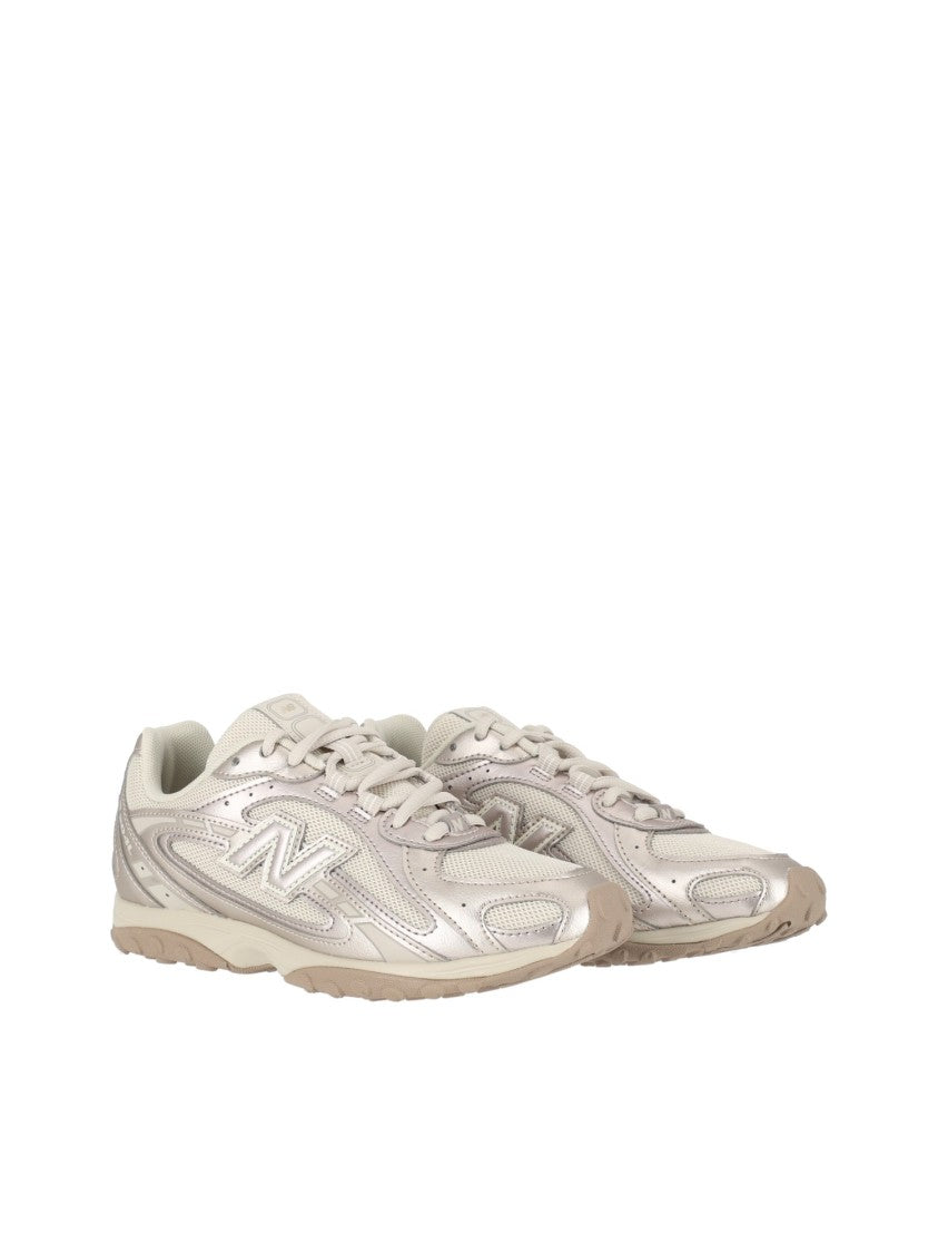 New Balance Timberwolf Metallic Synthetic Mesh Sneakers