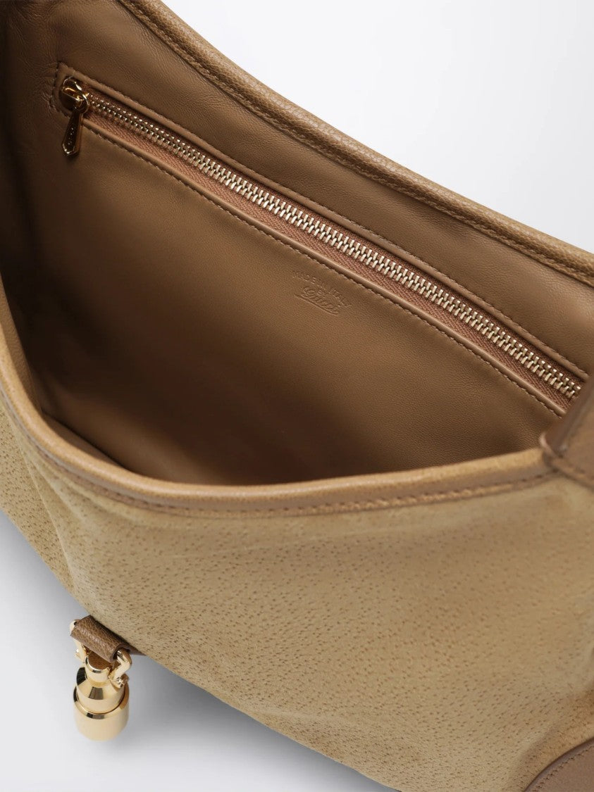 Gucci Rich Brown Jackie 1961 Leather Shoulder Bag