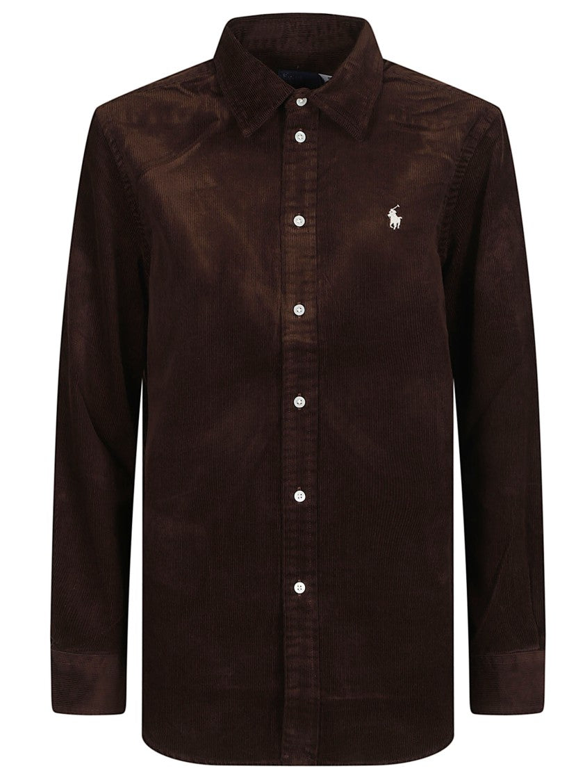 Polo Ralph Lauren Button Front Corduroy Cotton Casual Shirt