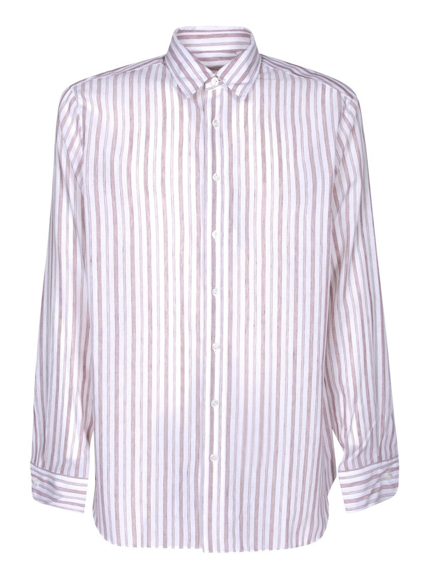 Lardini Cotton And Linen Shirt