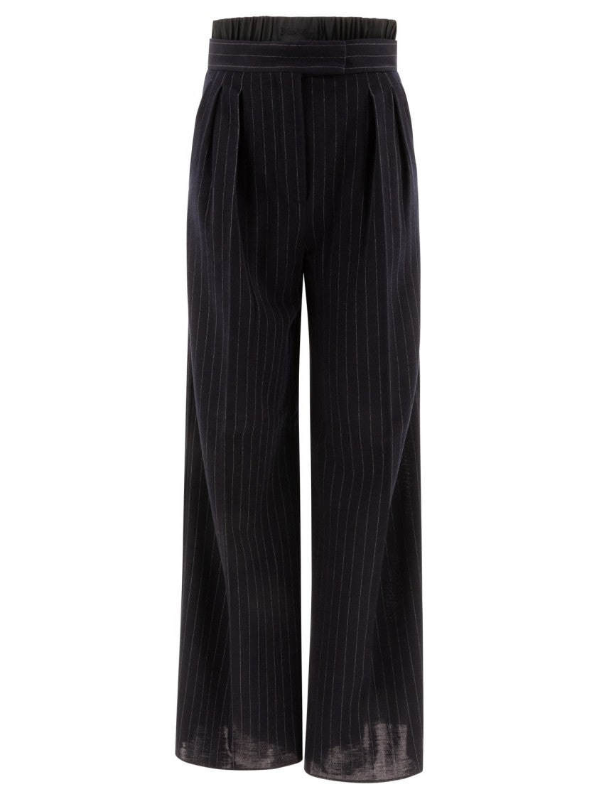 Max Mara "Piroghe" Pinstriped Trousers