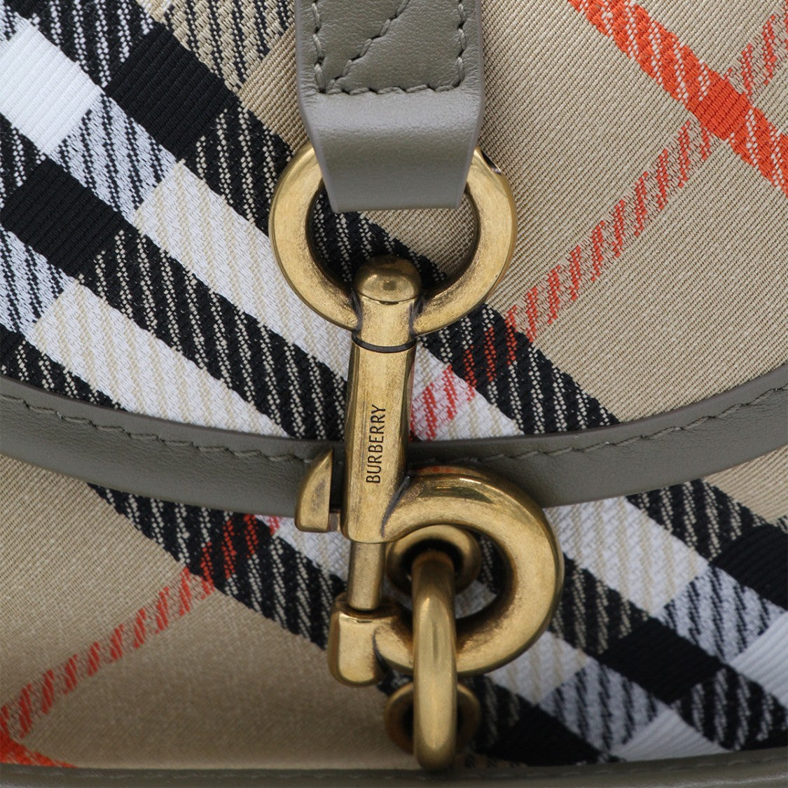 Burberry Beige Cotton Crossbody Bag