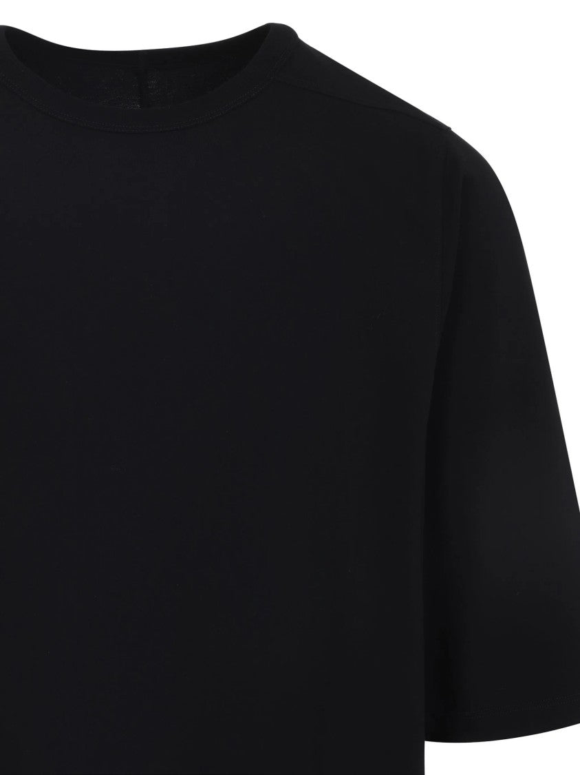 Rick Owens Jumbo Oversized Black Cotton T-Shirt