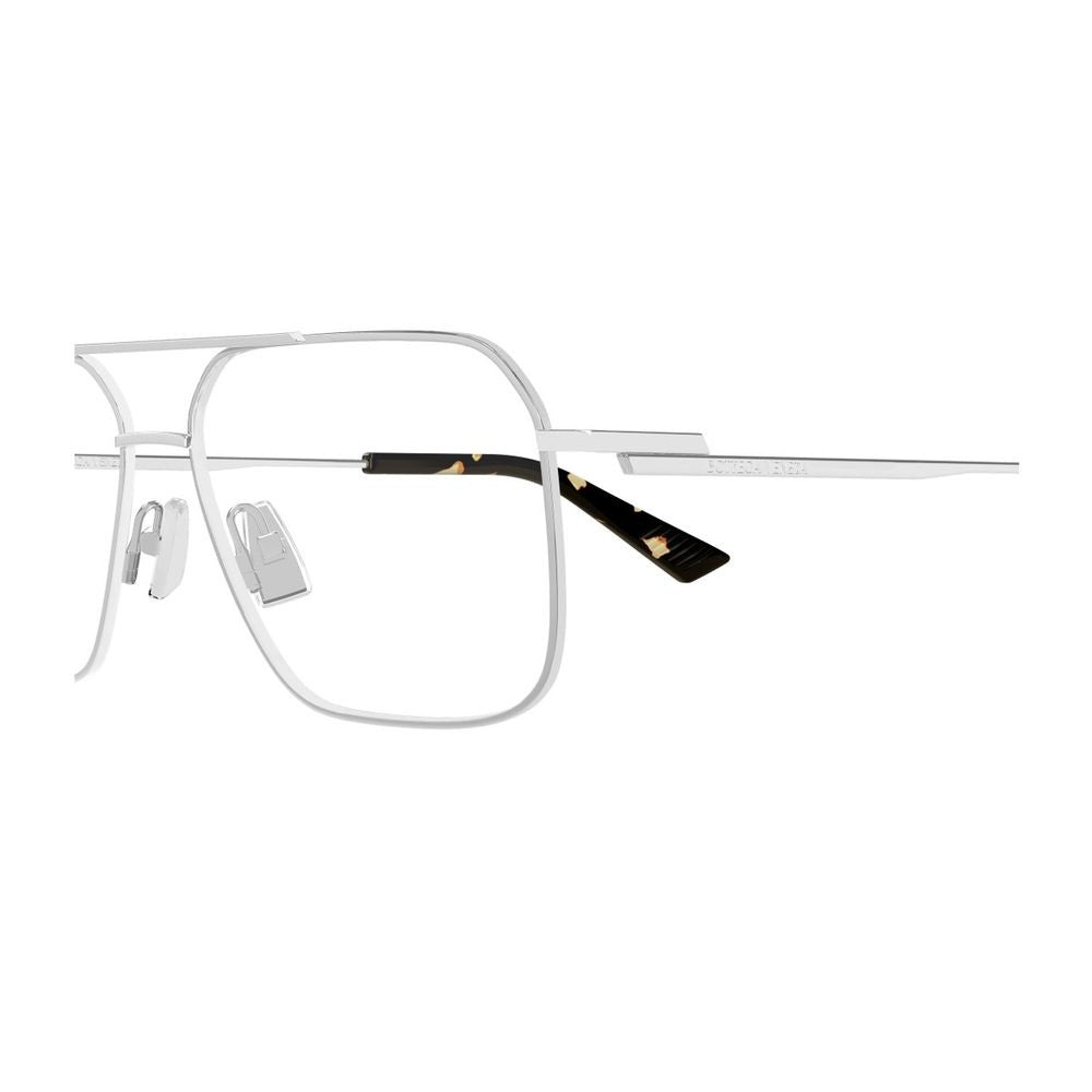 Bottega Veneta Bv1384o Ribbon Line Caravan Silhouette Silver Metal Eyeglasses