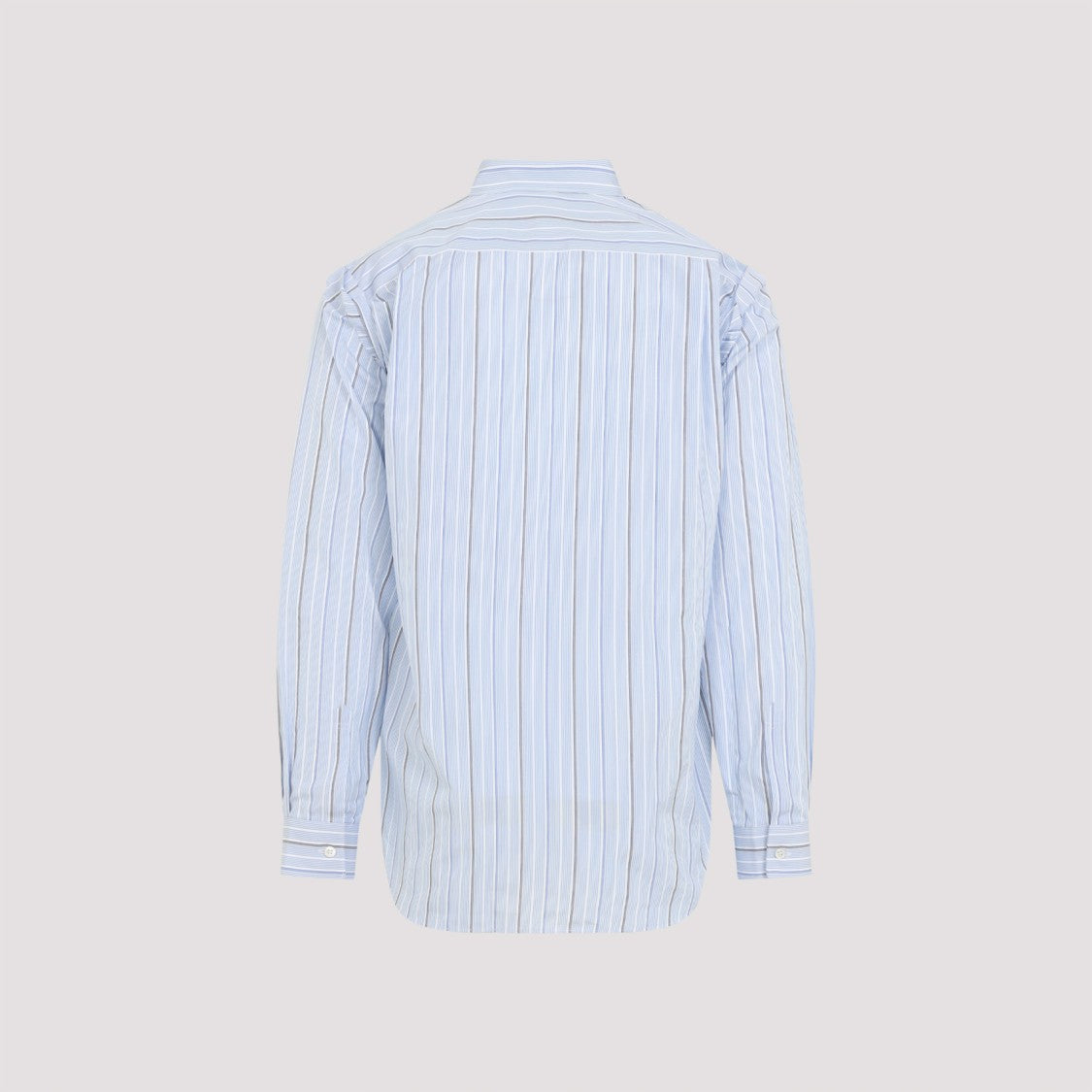 Comme Des Garçons Blue Striped Cotton Shirt