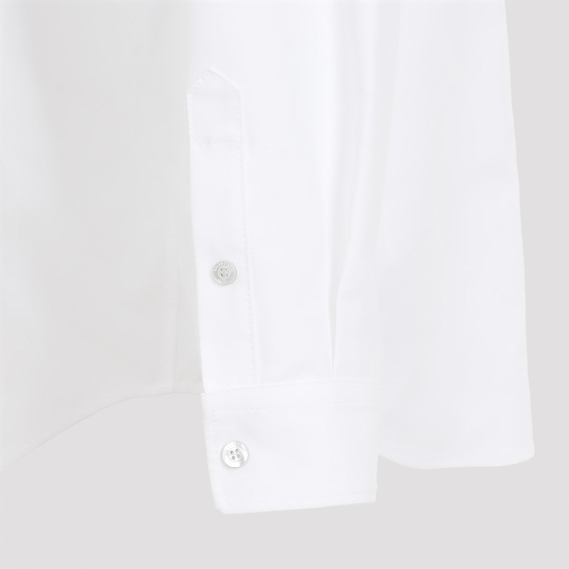 Balenciaga White Cotton Outerwear Shirt
