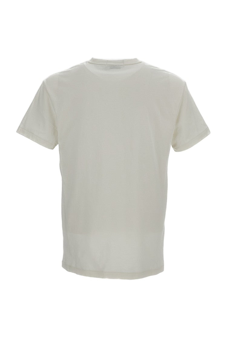 Polo Ralph Lauren White Printed Cotton T-Shirt