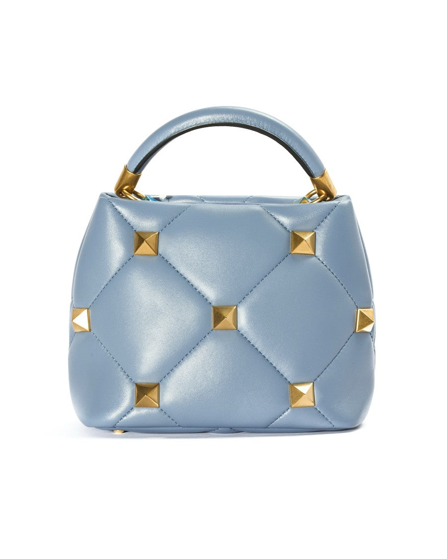 Valentino Bucket Roman Stud Small Sugar Paper