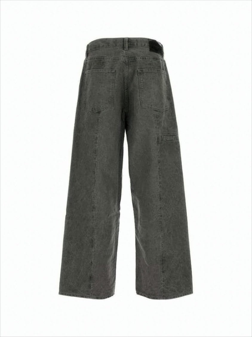 Our Legacy Cropped High-Waist Wide-Leg Denim Pants