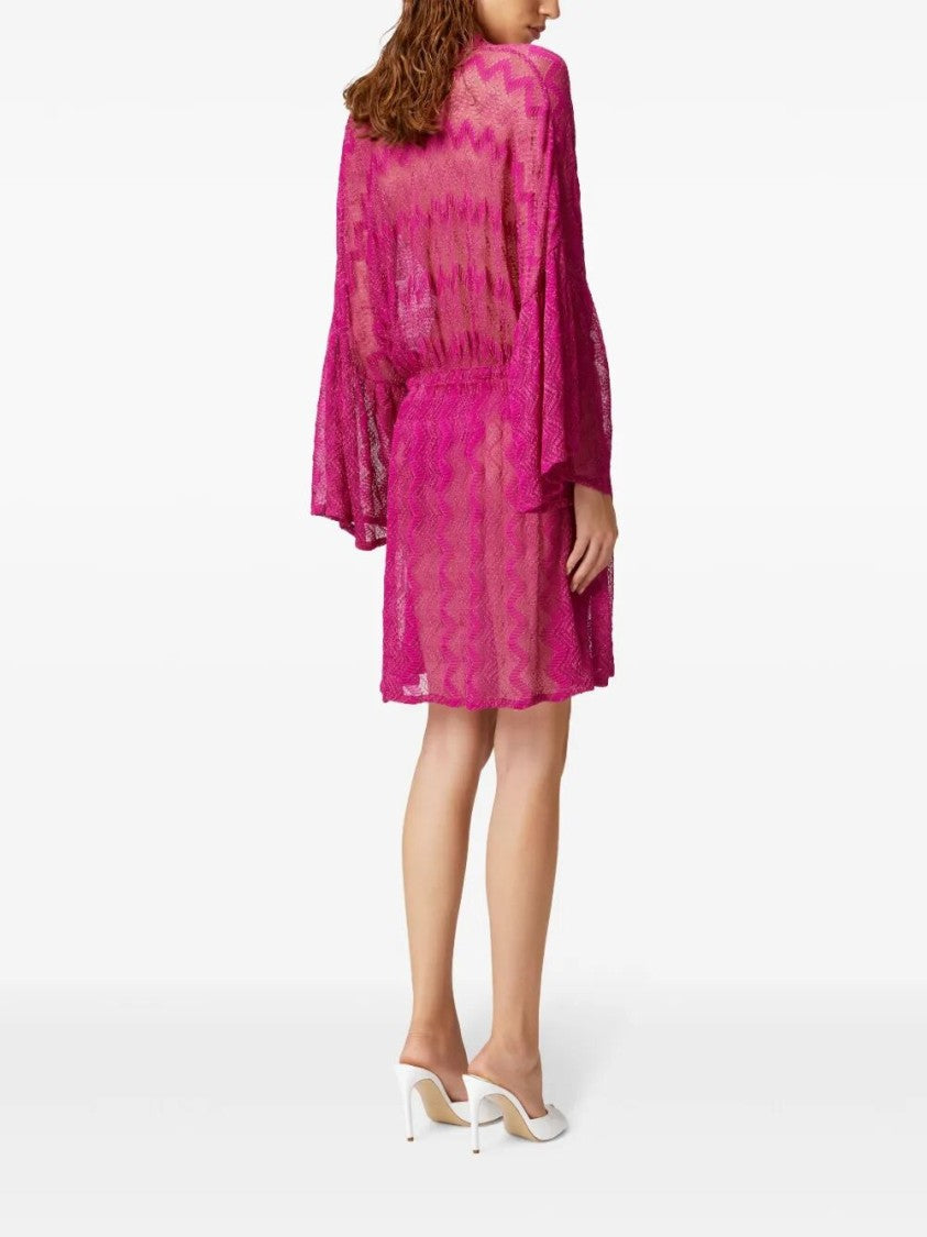 Missoni Zigzag Pattern Beach Cover-Up