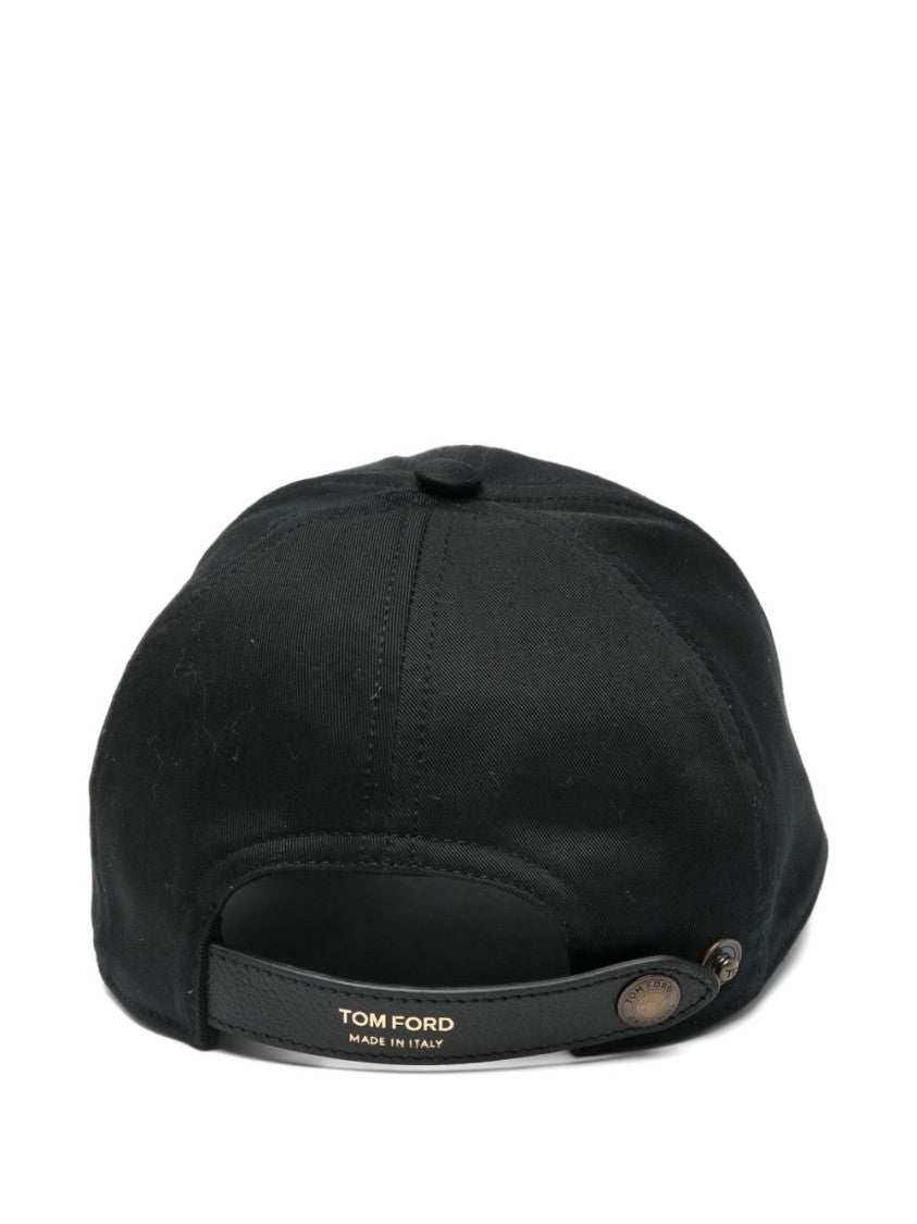 Tom Ford Cotton Canvas Baseball Cap With Structured Crown