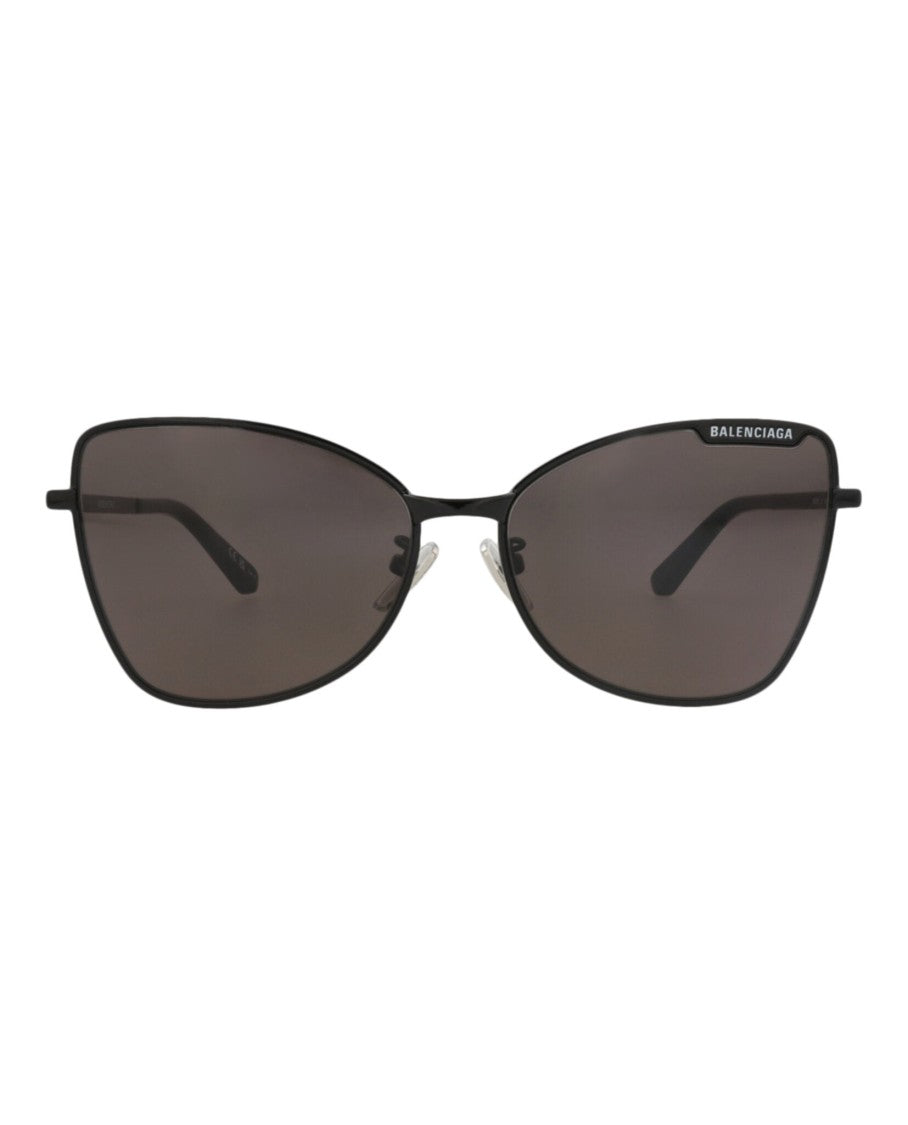 Balenciaga Cat Eye-Frame Metal Sunglasses