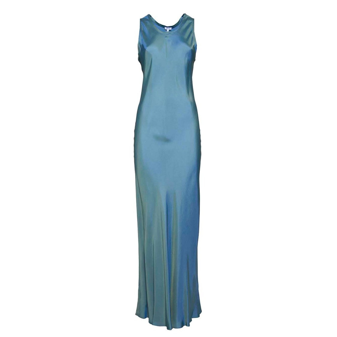 Aspesi Slip Dress In Viscose Twill - Light Blue