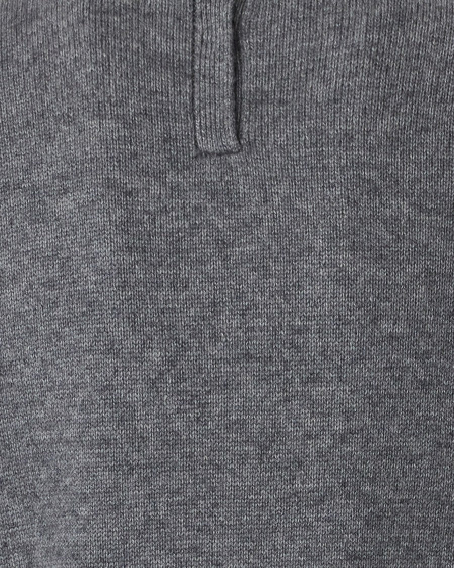 Pinko Medium Grey Jewel-Embellished Knit Sweater