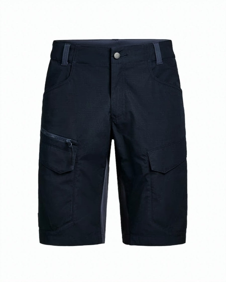 Lundhags Structured Blue Shorts With Multi-Pocket Design