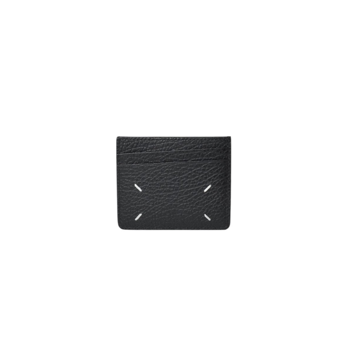 Maison Margiela Four Stitches Black Leather Card Holder