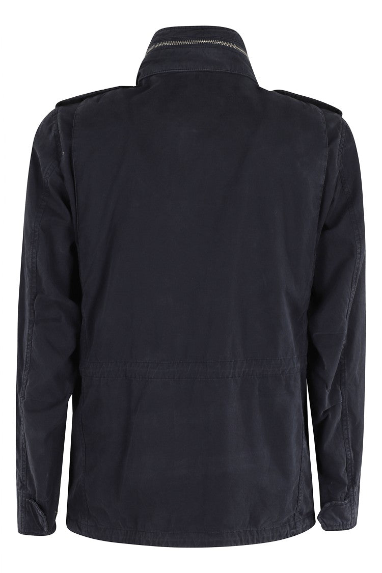 Aspesi Minfield Jacket With Concealed Hood And Adjustable Features