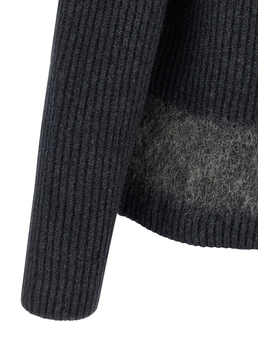 Dsquared2 Carded Wool Insert Sweater
