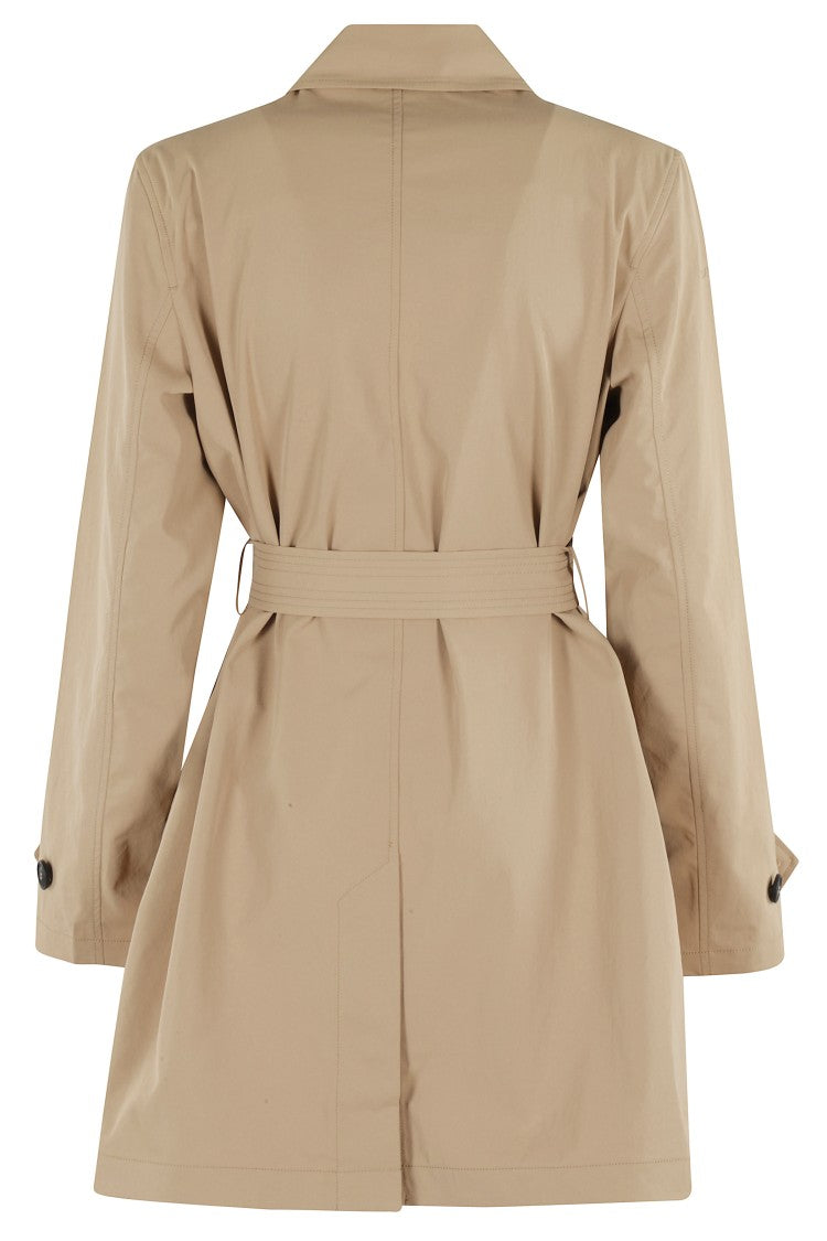 Save The Duck Beige Hydrophobic Gabardine Verve Trench Coat