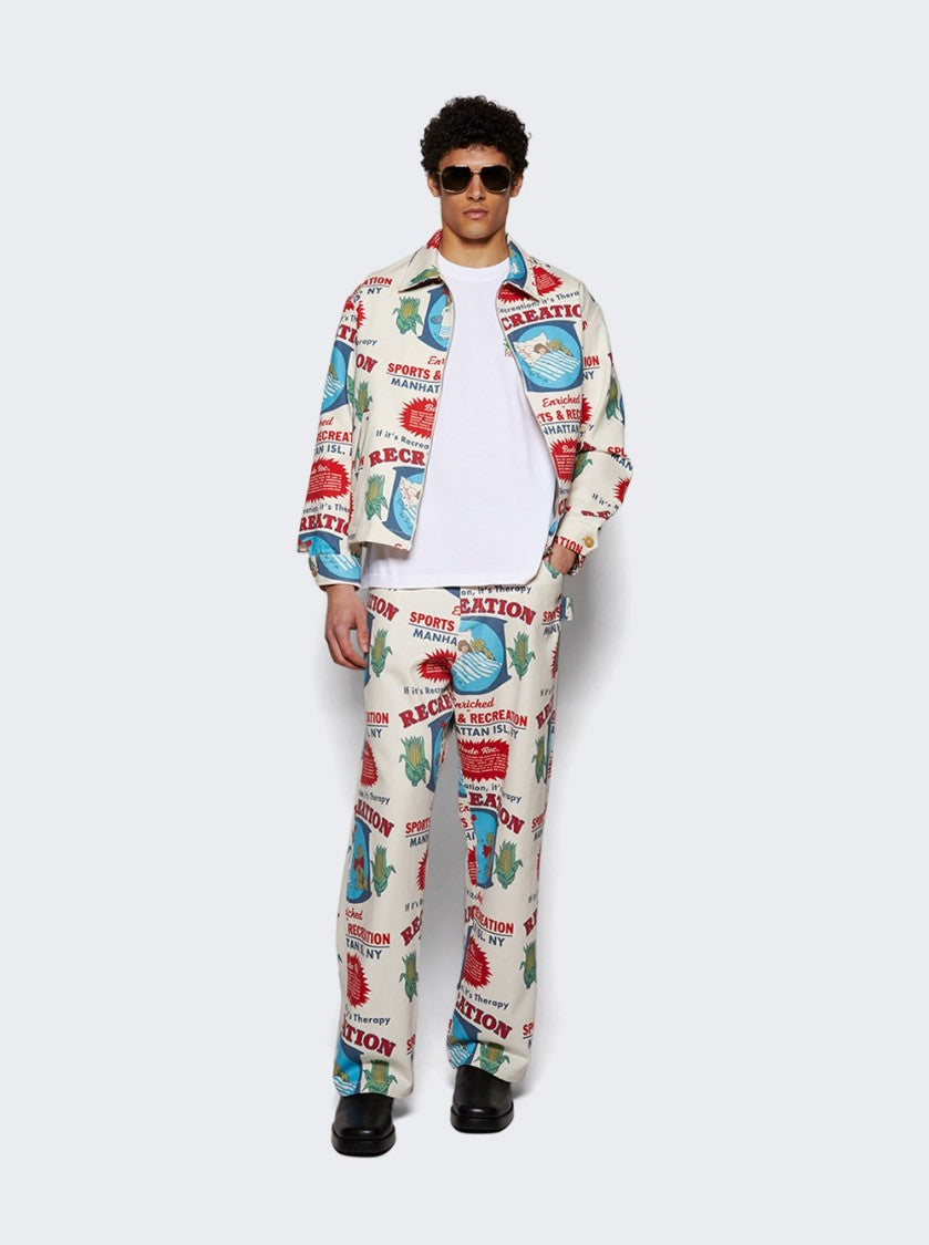 Bode Enrichment Jacket White And Multicolor