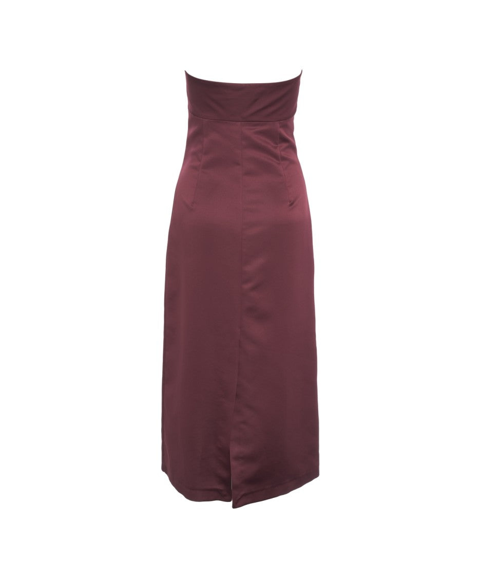 Grifoni Abito Maxi In Satin