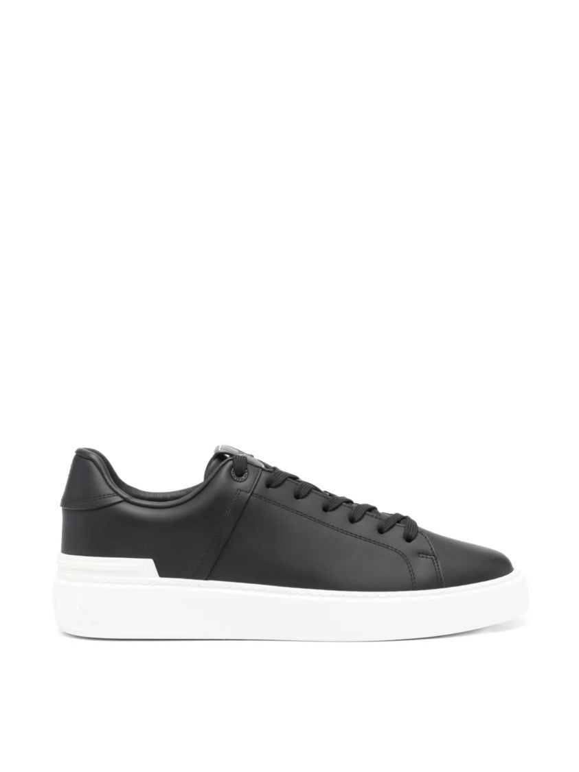 Balmain B Court Logo Low Top Sneakers
