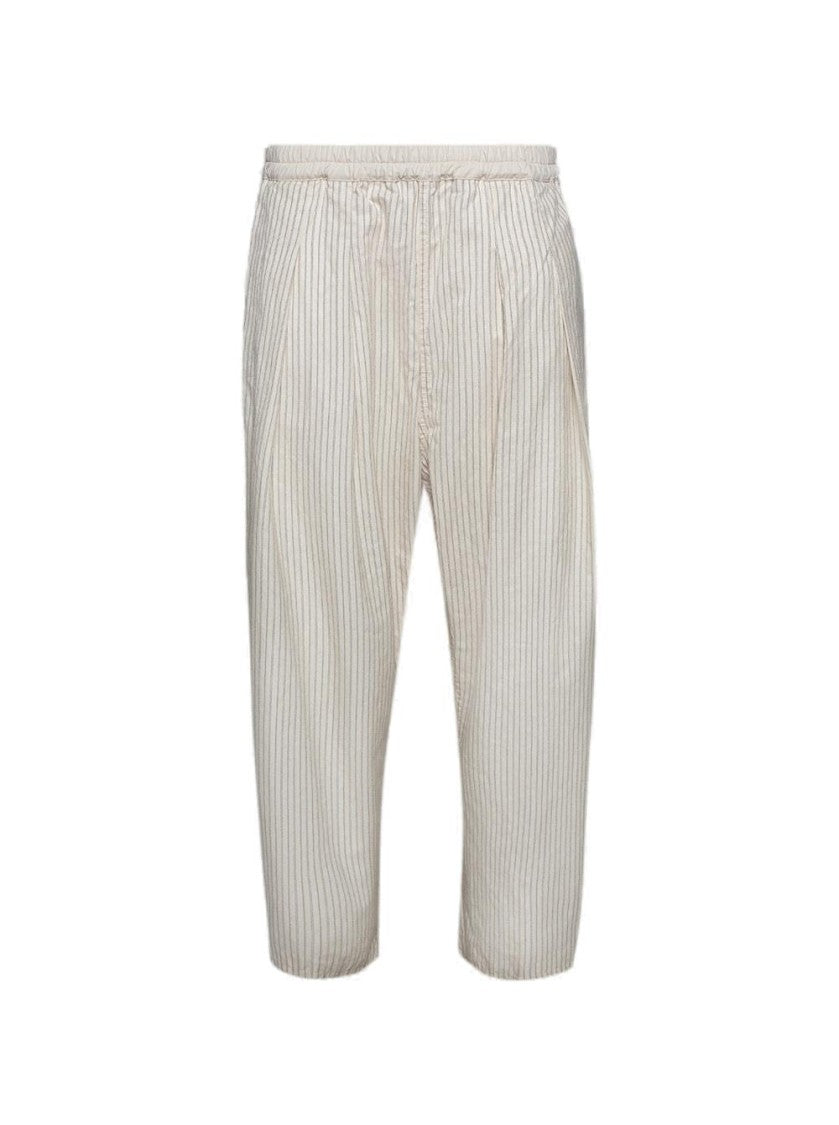 Maison Margiela Pants Ecru And Black