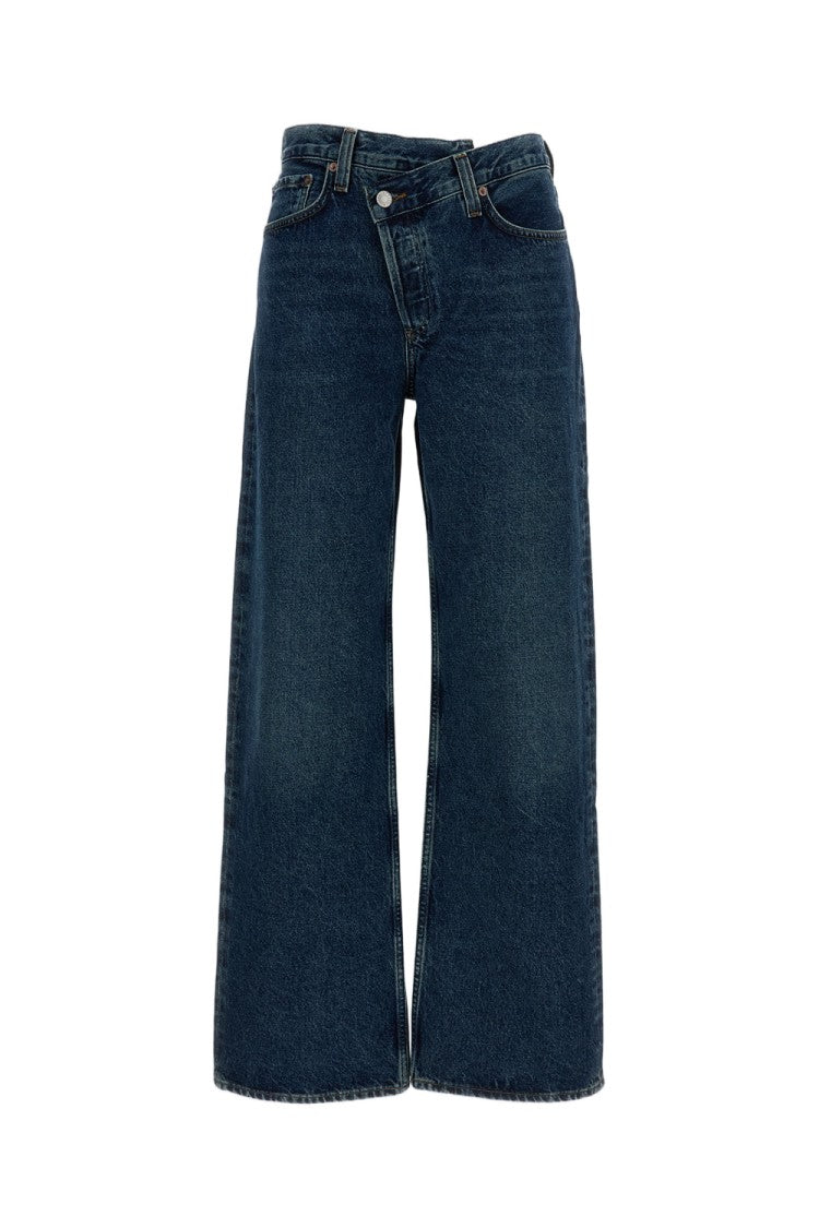Agolde Arc Criss Cross Denim Jeans