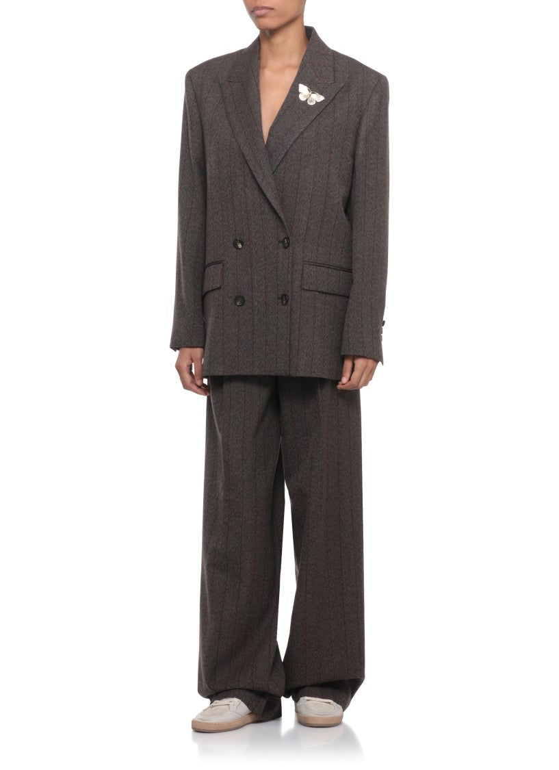 Golden Goose Wide-Leg Wool Pants