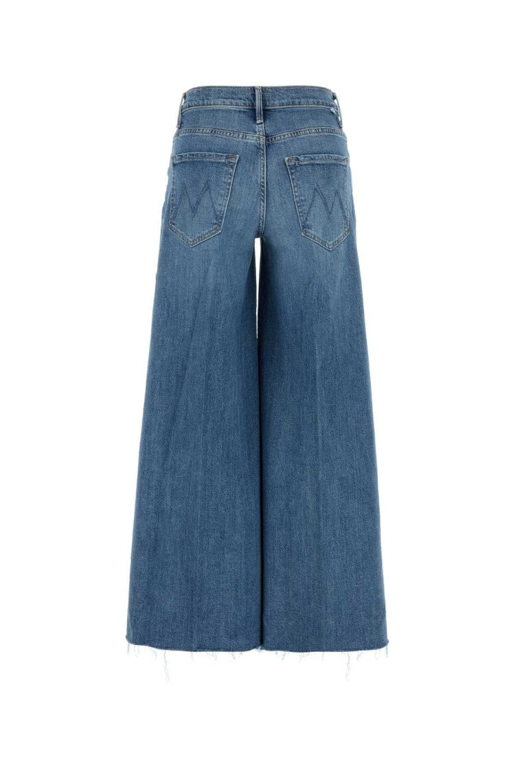 Mother Stretch Denim The Swisher Wide-Leg Jeans