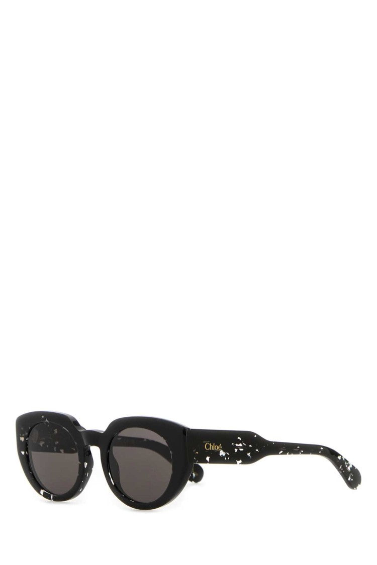 Chloé Black Acetate Gayia Sunglasses