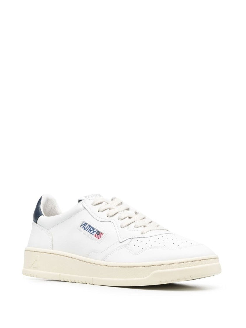 Autry Low-Top Smooth Leather Sneakers With Perforated Detailing