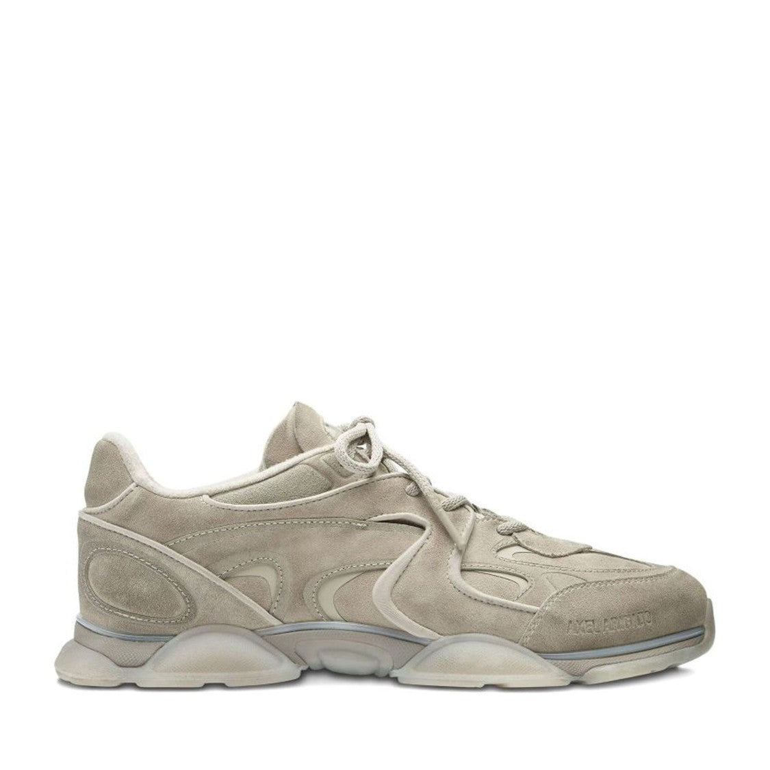 Axel Arigato Beige Eris Sculpted Rubber Sole Suede Sneakers