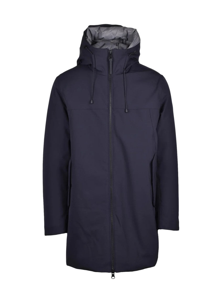 People Of Shibuya Blue Mitake Padded Stretch Polyamide Jacket