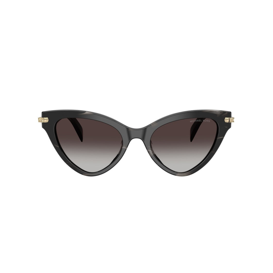 Michael Kors 0Mk2259u Cat-Eye Sunglasses With Glossy Black Acetate Frame