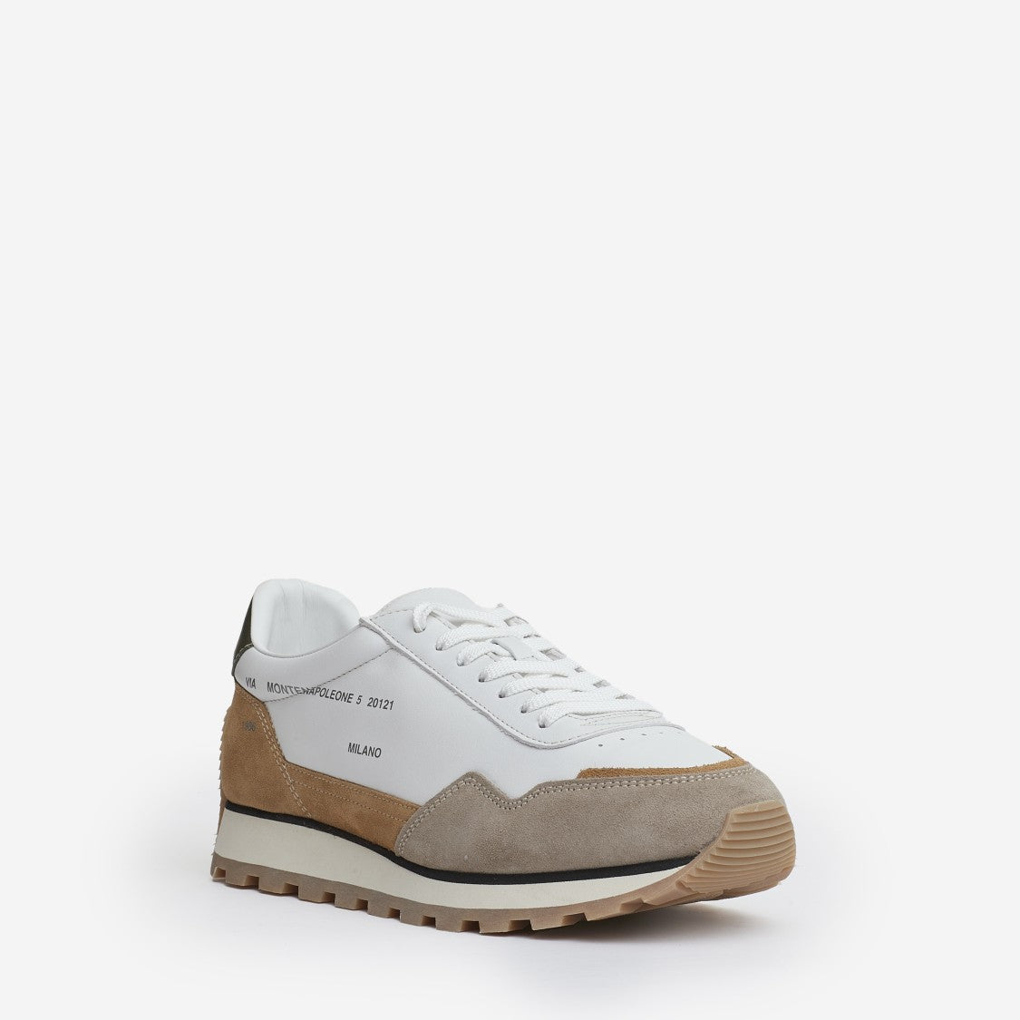Hogan Running 86Er Suede Leather White Beige