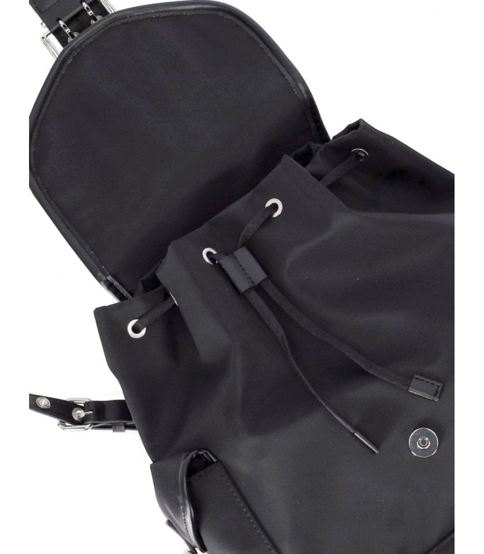 Ganni Bucky Black Small Backpack
