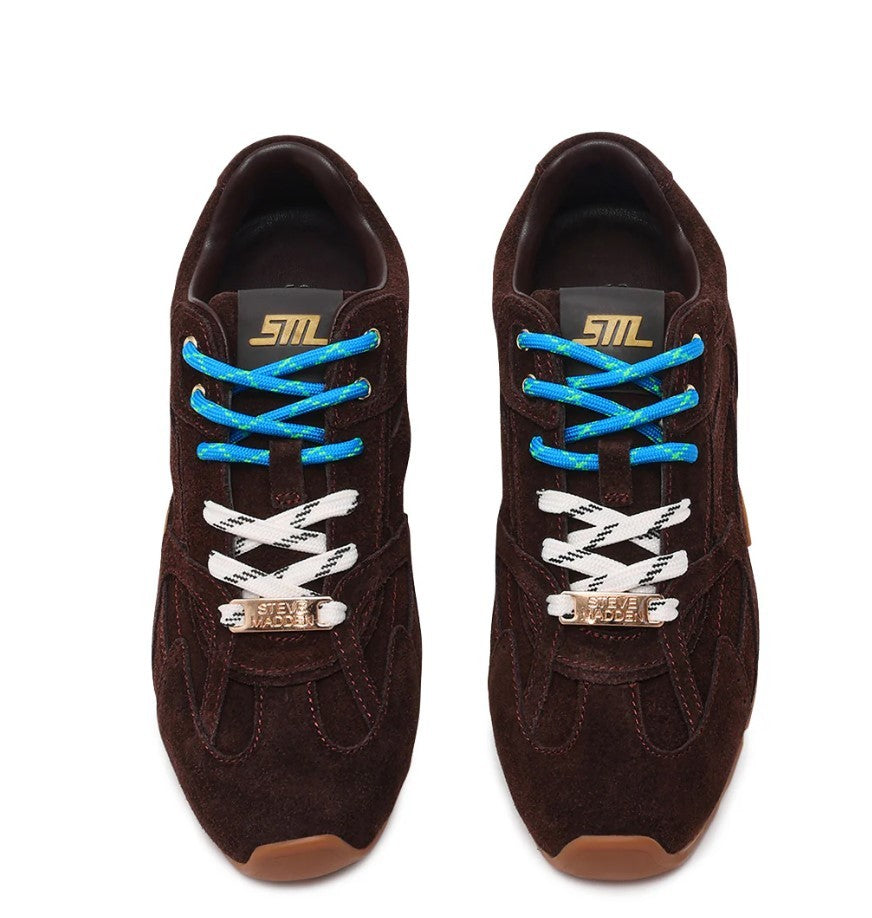 Steve Madden Asiel Double Lacing Rubber Sole Sneakers