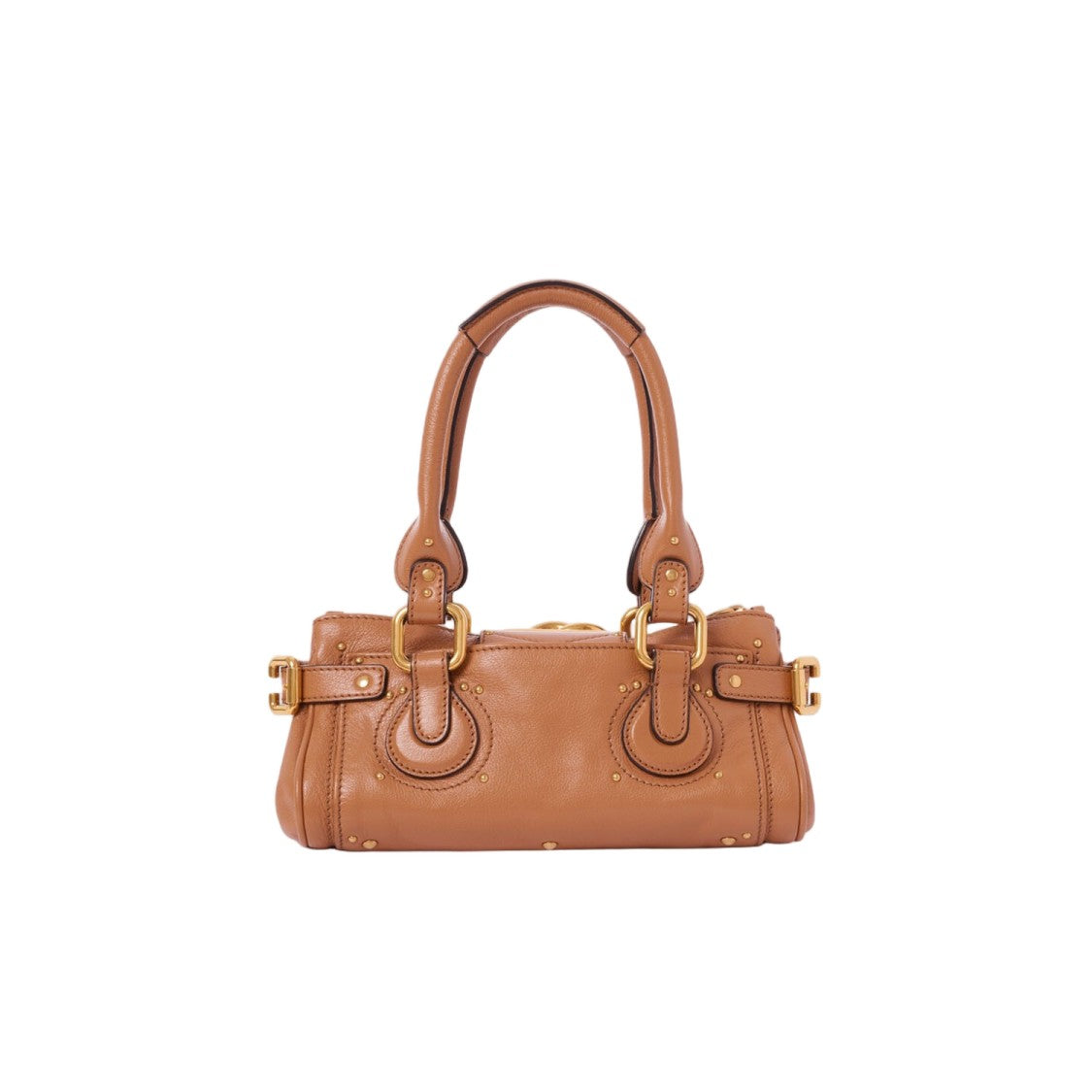 Chloé Small Paddington Bag In Maroon Leather